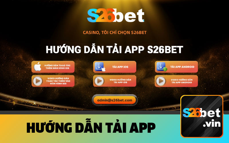 Hướng dẫn tải app S26BET